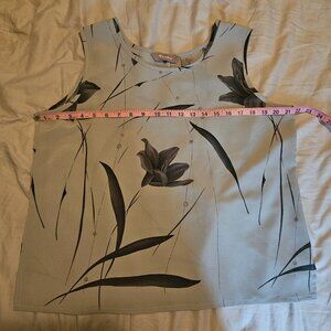 TanJay Floral Blue Blouse